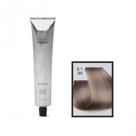 PĂR - Vopsea permanenta Previa Vibrant Shiny Colour 9.1 9A Very Light Ash Blonde 100 ml