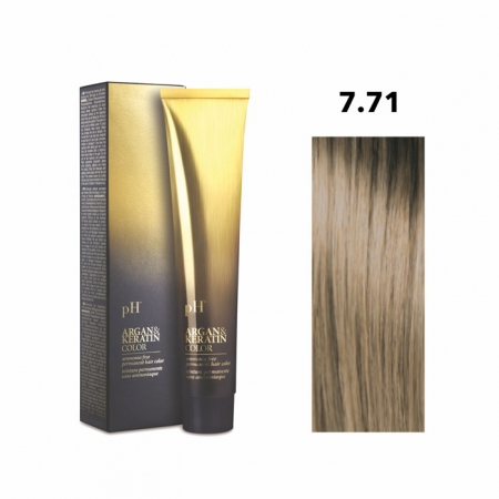 PĂR - Vopsea pH Laboratories Argan & Keratin Cold Beige Blonde 7.71  100 ml
