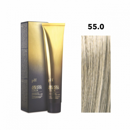 Vopsea de păr pH Laboratories - Vopsea pH Laboratories Argan & Keratin Cold Natural Light Chestnut 55.0  100 ml