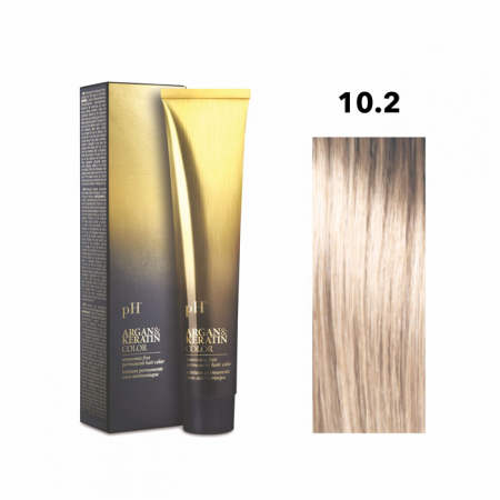 PĂR - Vopsea pH Laboratories Argan & Keratin Violet Platinum Blonde 10.2  100 ml
