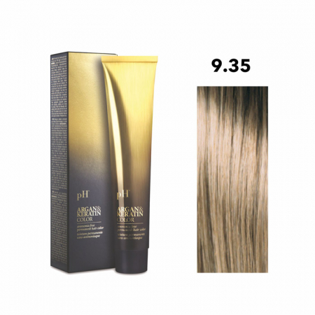PĂR - Vopsea pH Laboratories Argan & Keratin Warm Brown Champagne 9.35  100 ml