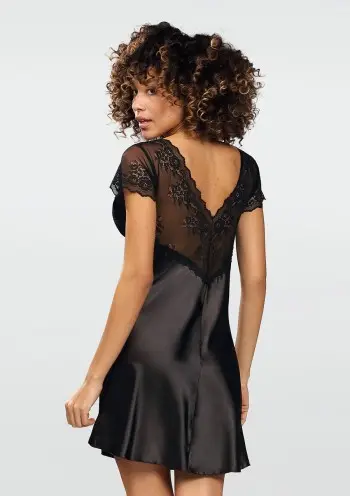 Rochie de noapte din satin Josephine [2]