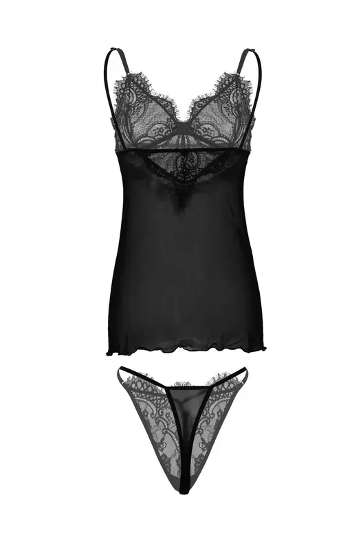 Set Neglijeu Seducător cu Tanga Jovita [4]