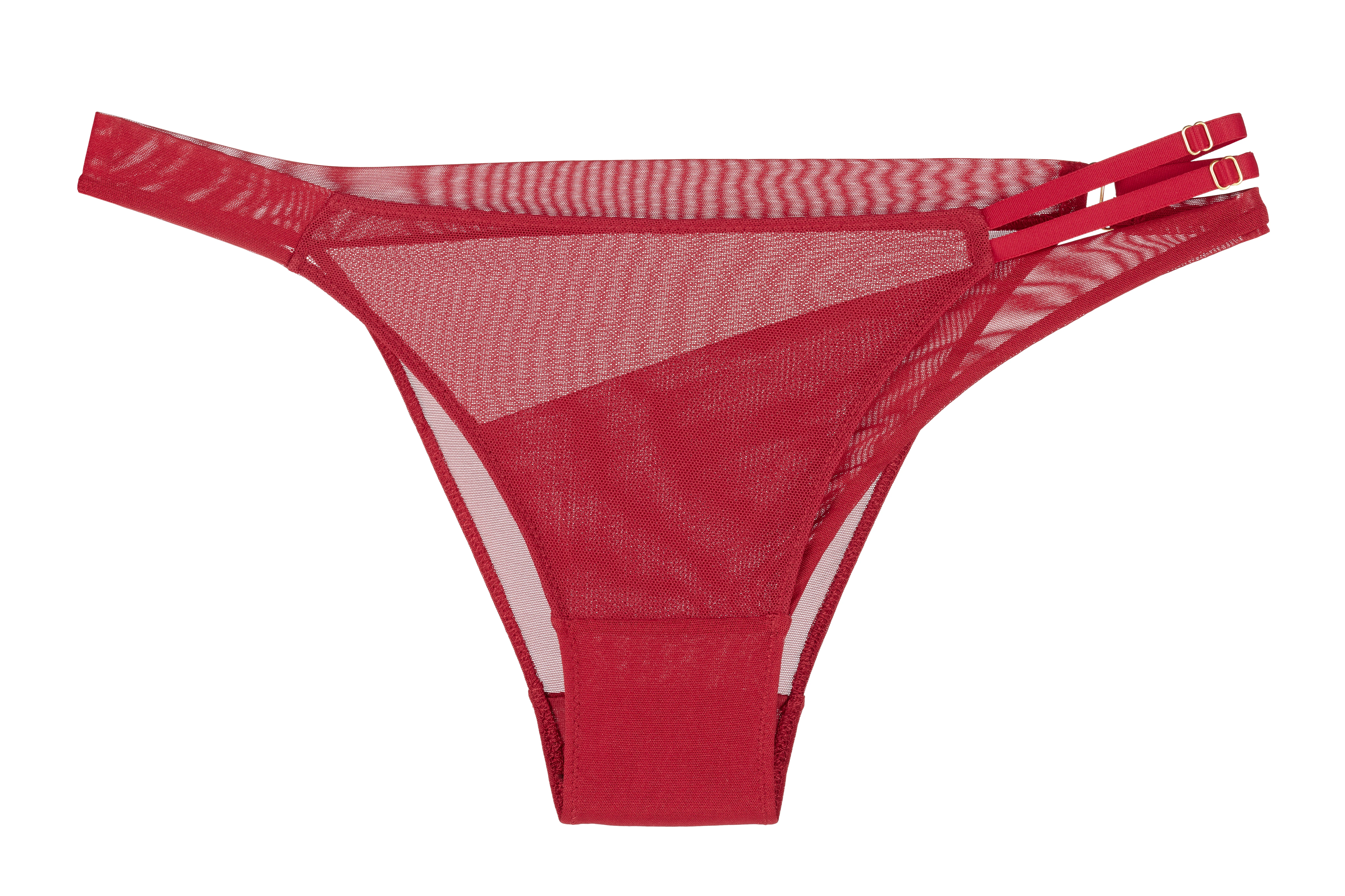 Chiloti de dama - Lenjerie intima dama: Chilot clasic îndrăzneț, sexu, roșu Helena Red Wine