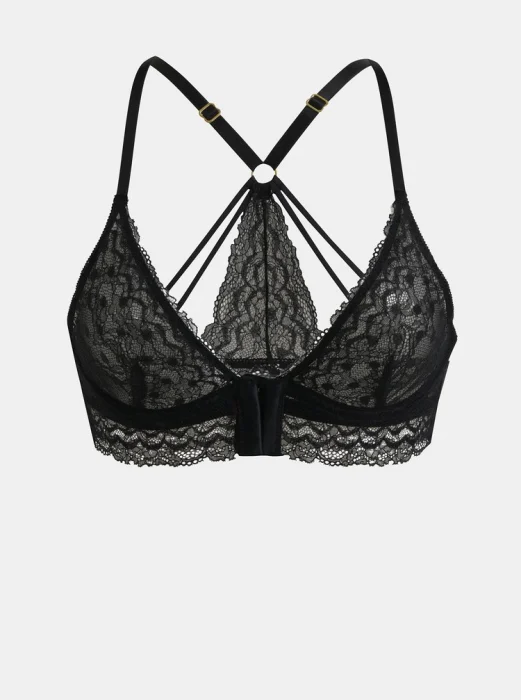 Sutien cu inchidere in fata Sauge Black [3]