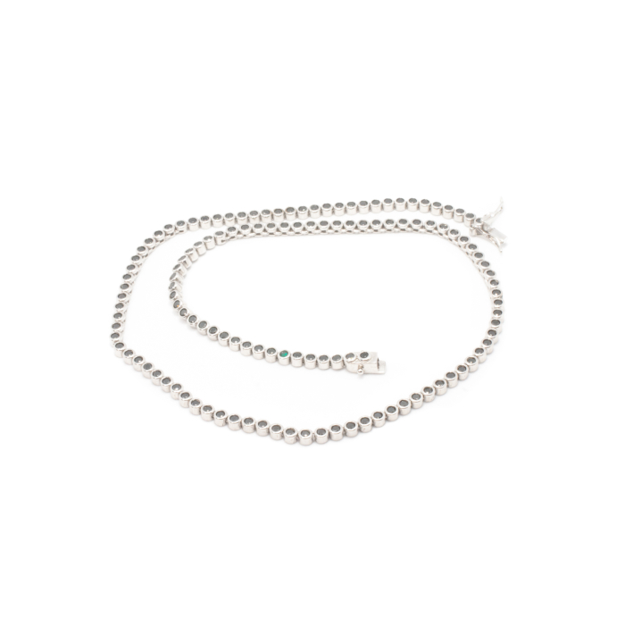 Lant Tenis din Argint cu Zirconiu [3]