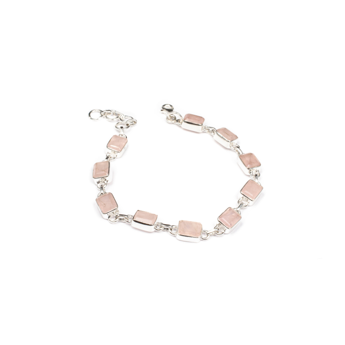 Bratara din Argint cu Cuart Roz [1]