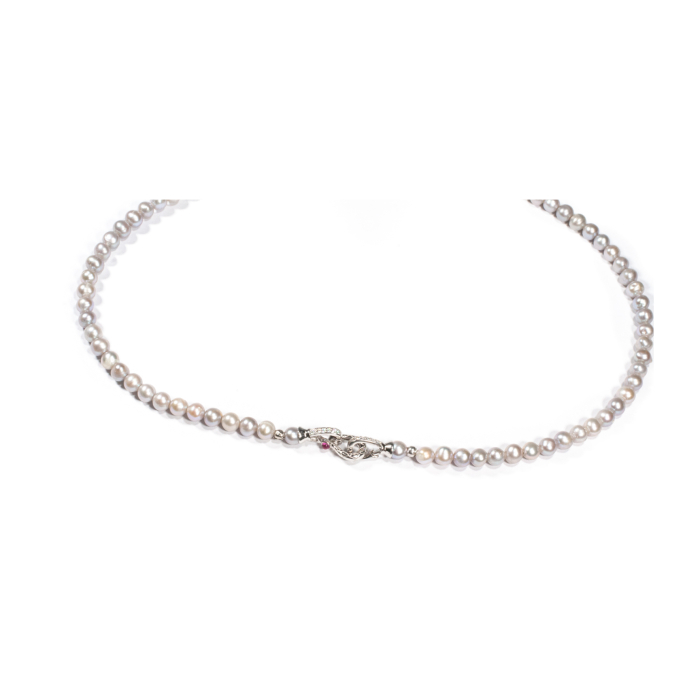 Colier Creatie din Perle de Cultura cu Argint [2]