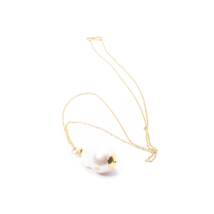 Lant din Argint cu Pandantiv din Perla Baroc [1]