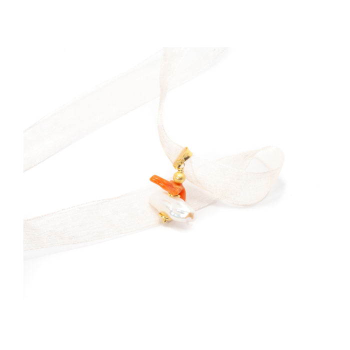 Pandantiv din Perla de Cultura si Coral cu Argint [1]