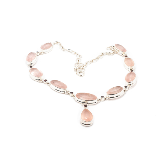 Colier din Argint cu Cuart Roz [3]