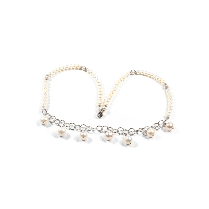 Colier Creatie din Perle de Cultura cu Argint [1]