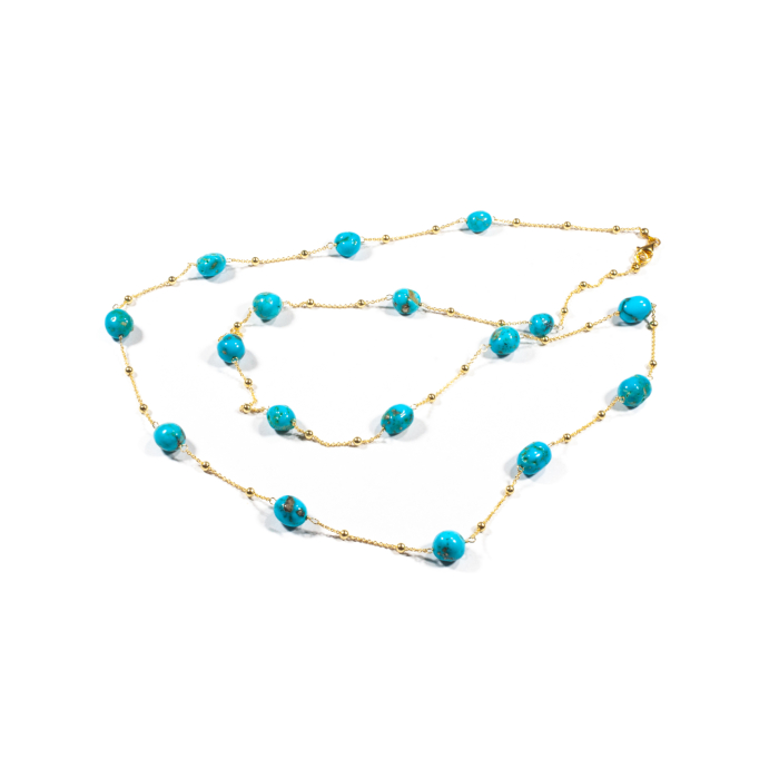 Colier Creatie din Turcoaz cu Argint [3]