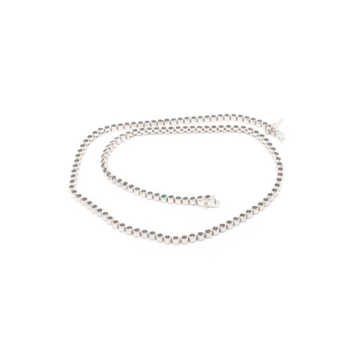 Lant Tenis din Argint cu Zirconiu [2]