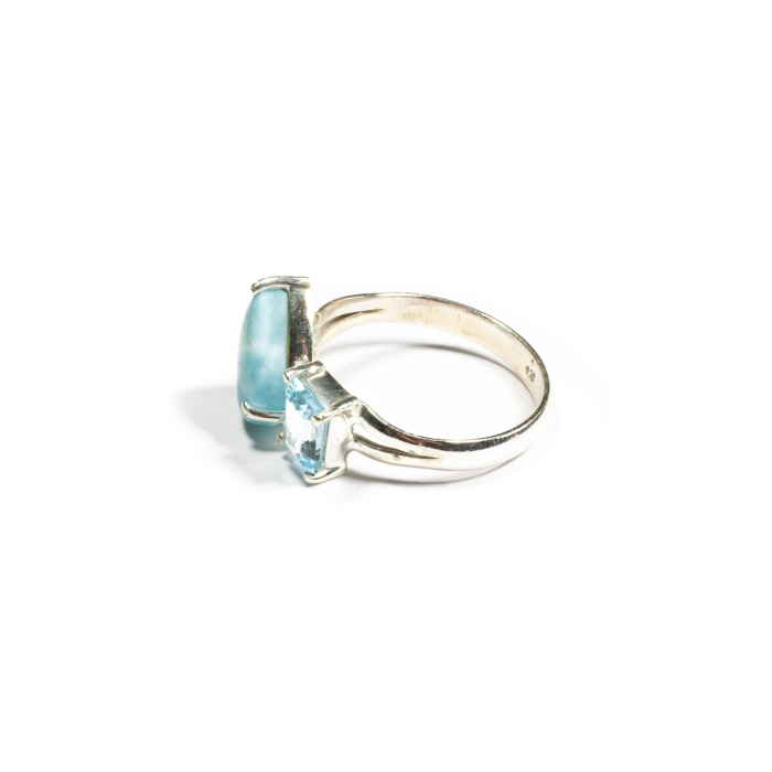 Inel din Argint cu Topaz si Larimar [2]