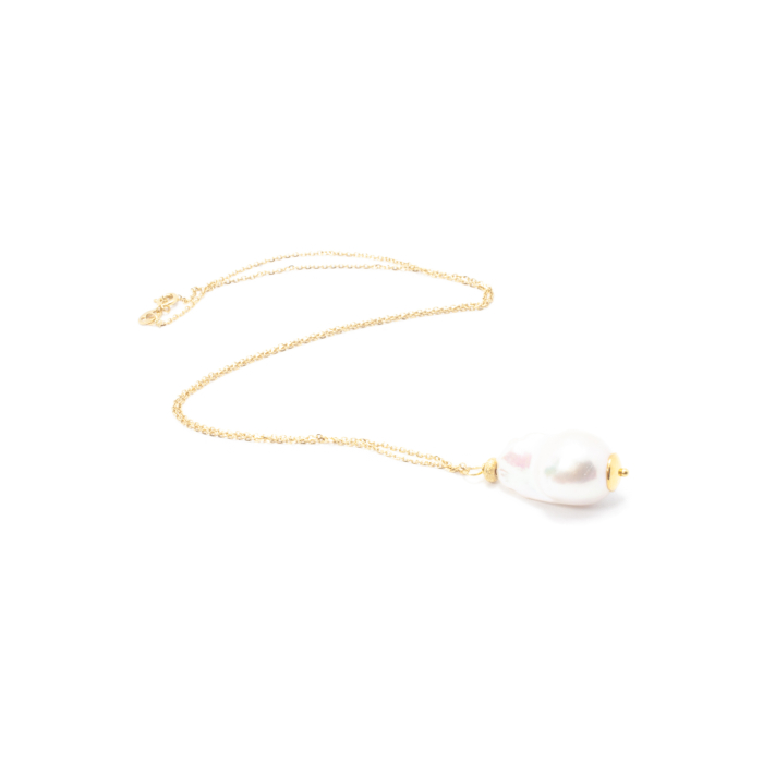 Lant din Argint cu Pandantiv din Perla Baroc [2]