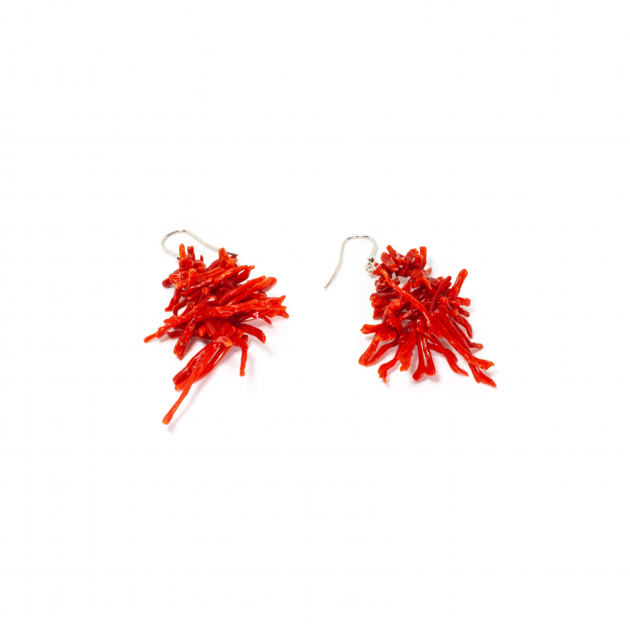 Cercei din Crengute de Coral cu Argint [1]