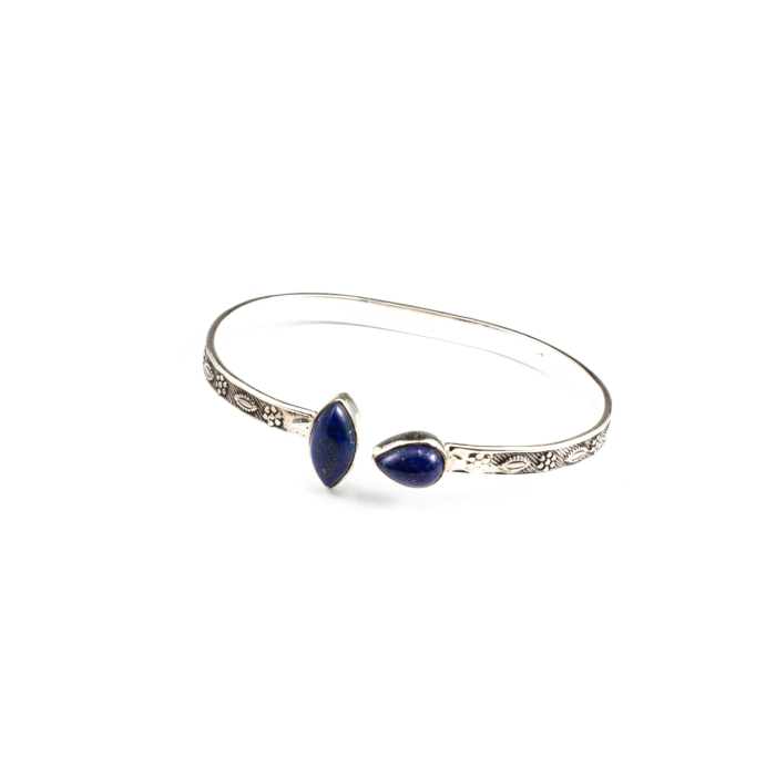 Bratara Fixa din Argint cu Lapis Lazuli [1]