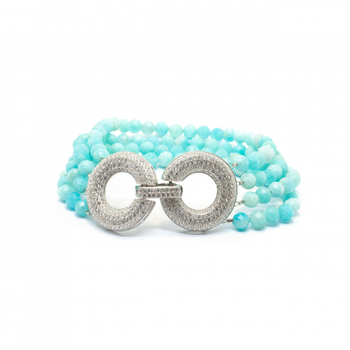 Azure Amazonite Charm Bracelet [2]