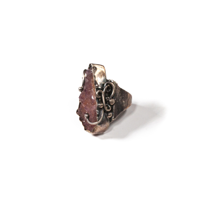 Inel din Argint cu Ametist Brut [2]