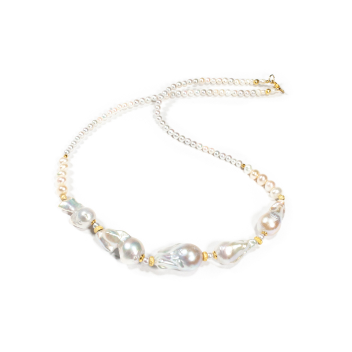 Colier Creatie din Perle de Cultura cu Argint [1]