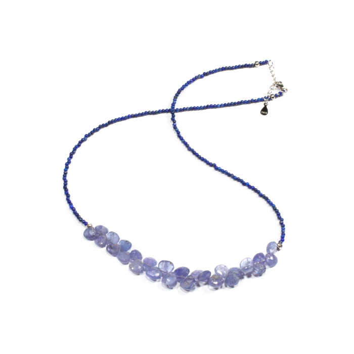 Colier din Lapis Lazuli si Tanzanit cu Argint [1]
