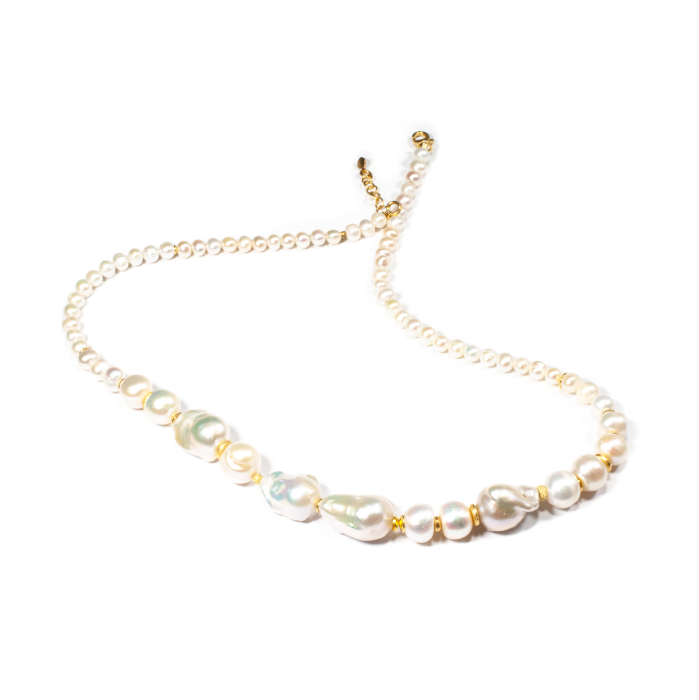 Set Coliere Din Perle si Argint, "Cele Trei Gratii" [4]