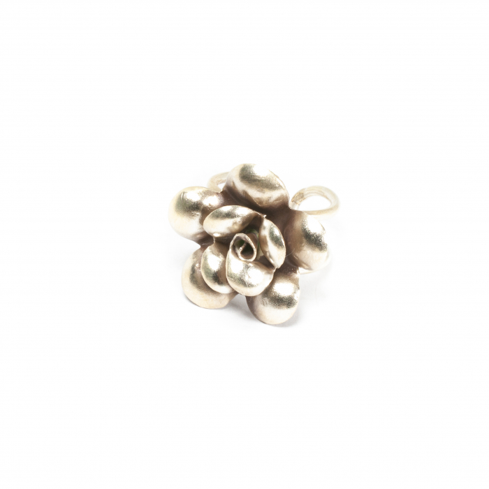 Inel din Argint  Masiv " Silver Rose" [1]