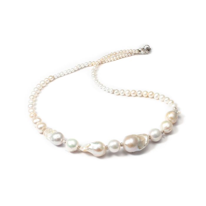 Colier Creatie din Perle de Cultura cu Argint [3]