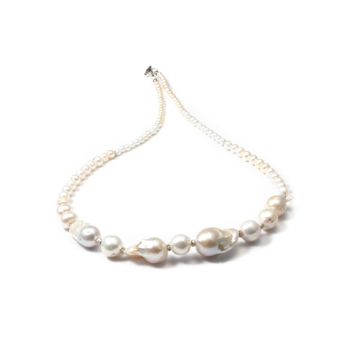 Colier Creatie din Perle de Cultura cu Argint [1]