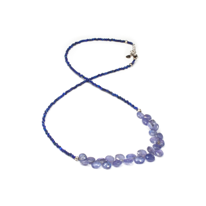 Colier din Tanzanit si Lapis Lazuli cu Argint [2]