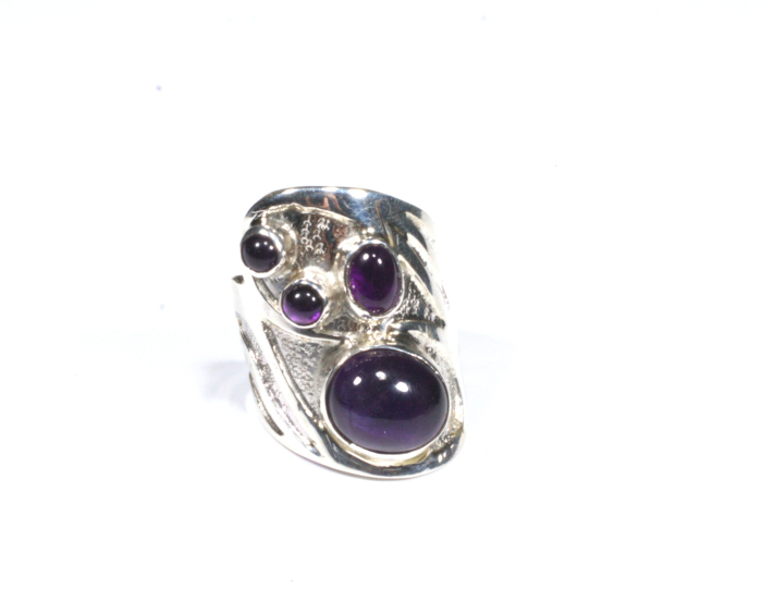 Inel din Argint cu Corindon si Spinel 24539 [1]