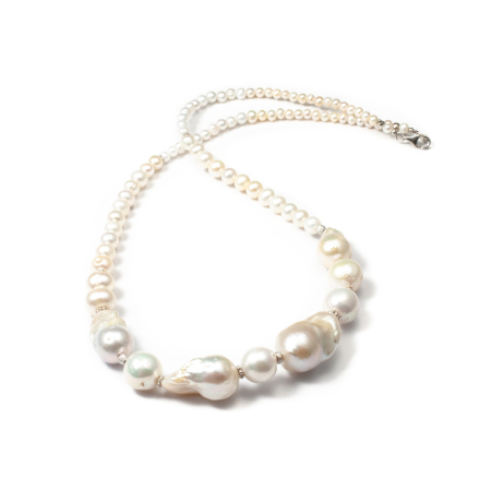 Colier Creatie din Perle de Cultura cu Argint [1]