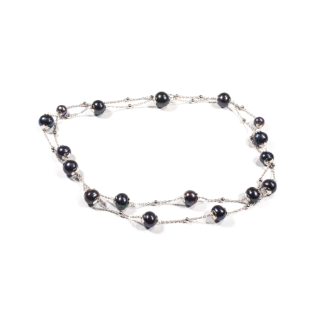 Coliere - Colier Creatie din Perle de Cultura cu Argint 