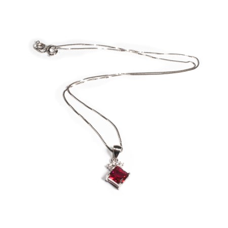 Lanturi - Lant si Pandantiv din Argint cu Zirconiu