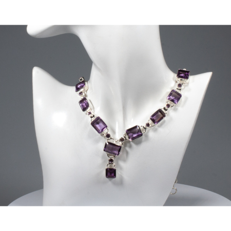 Colier Unicat "Amethyst Regent" din Argint cu Ametist [1]