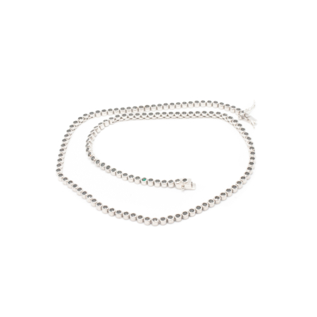 Lant Tenis din Argint cu Zirconiu [2]