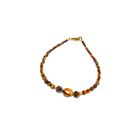 Mărțișor 2026 - Bratara din Ochi de Tigru cu Argint