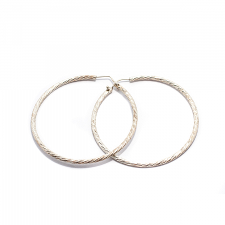 Cercei din Argint Masiv - Cercei din Argint Creole