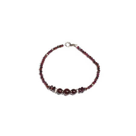 Mărțișor 2026 - Bratara din Granat cu Argint