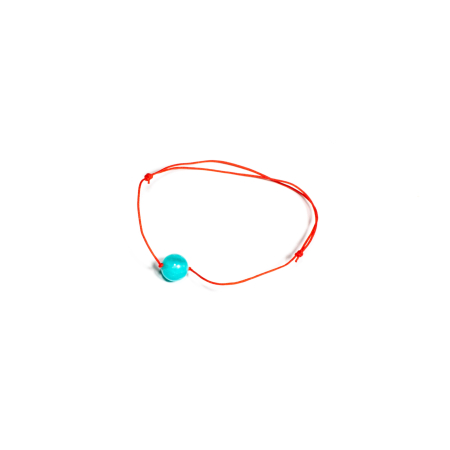 Mărțișor 2026 - Bratara cu Amazonit pe Snur Rosu
