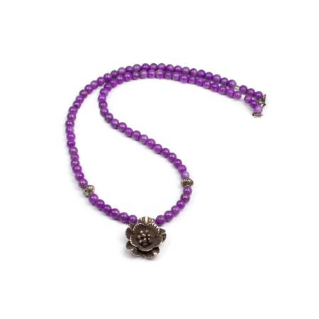 Coliere - Colier Creatie din Fosfosiderit cu Argint 