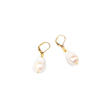 Cercei din Perla Baroc cu Argint