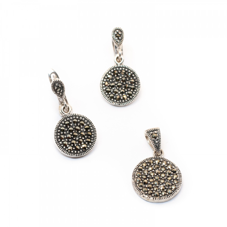 Seturi - Set din Argint cu Marcasite
