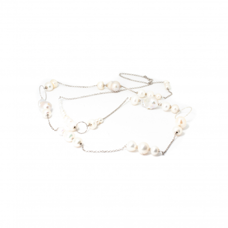Coliere - Colier din Argint cu Perle