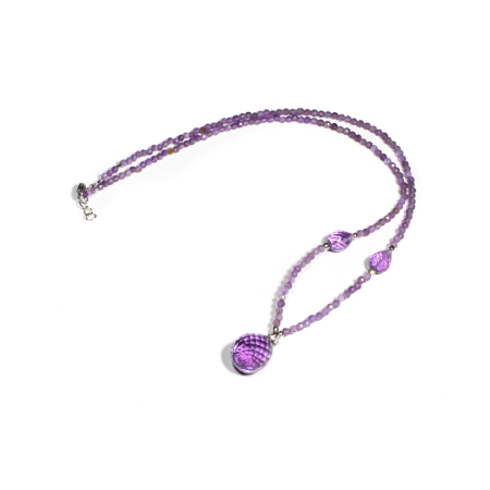Noutati - Colier din Ametist cu Argint