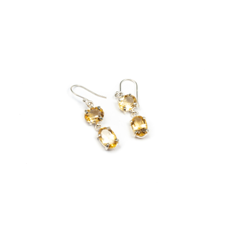 Cercei - Cercei din Argint cu Citrin