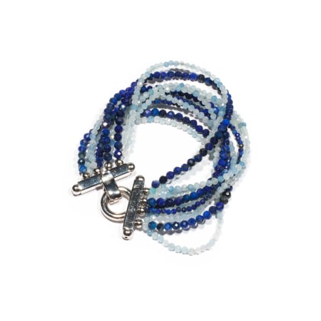 Bratari - Bratara din Acvamarin si Lapis Lazuli cu Argint