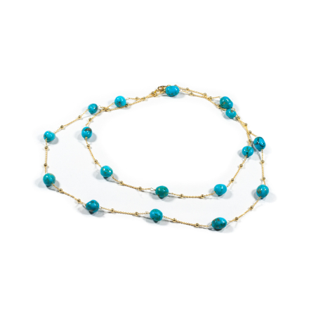 Coliere - Colier Creatie din Turcoaz cu Argint 