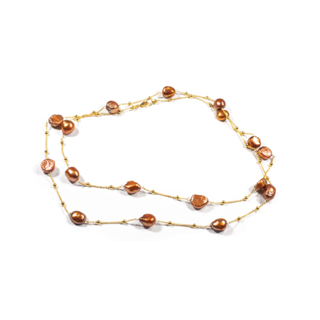 Coliere - Colier Creatie din Perle de Cultura cu Argint